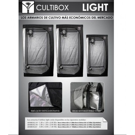 Cultibox Light 100x100x200cm - Grow Box